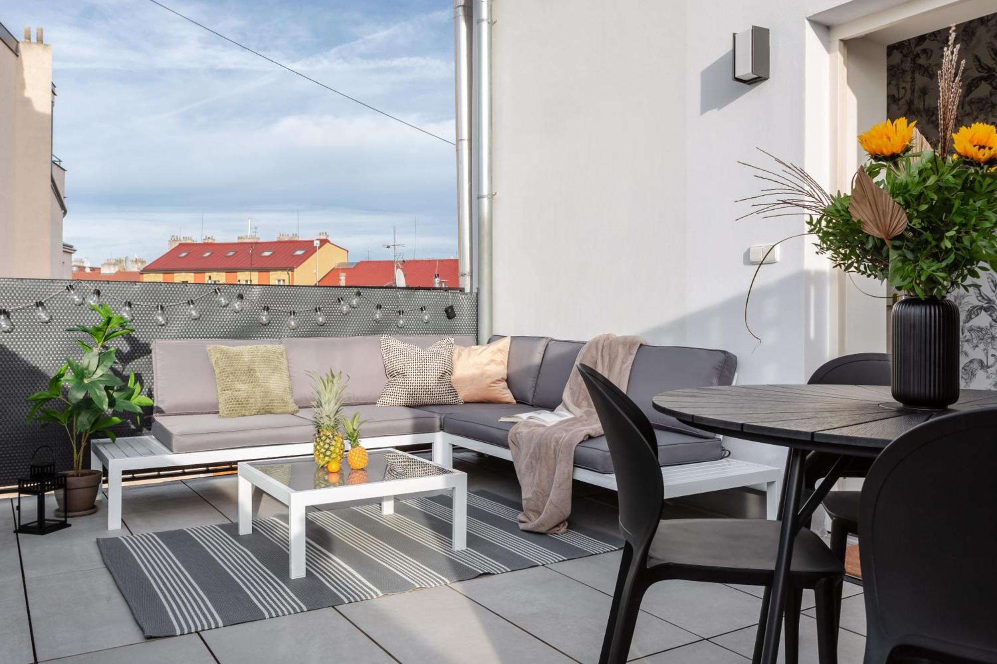 Turnkey I Vineyard Terrace Apartments Prag Exterior foto